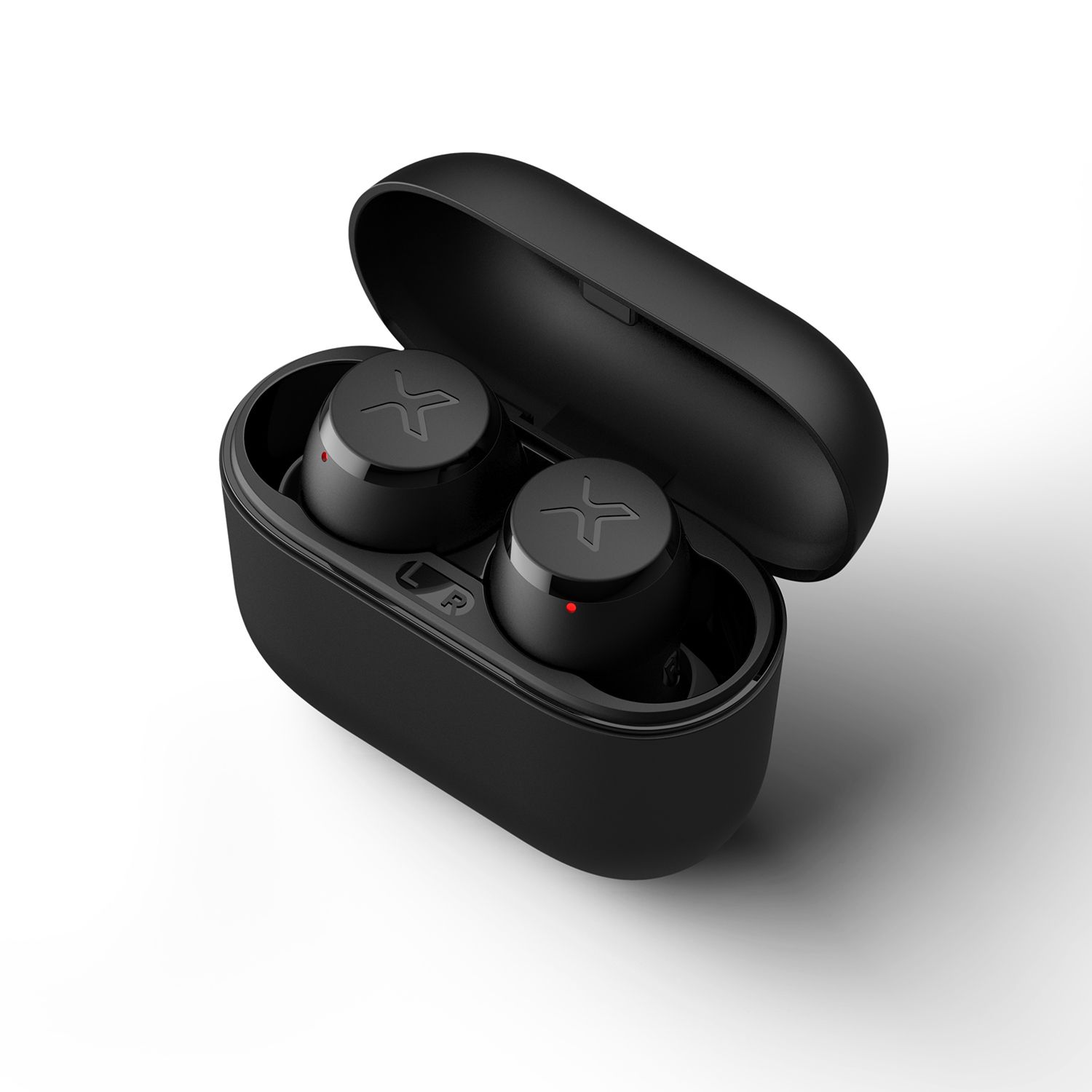 CASTI Edifier, wireless, intraauriculare - butoni, pt smartphone, microfon pe casca, conectare prin Bluetooth 5.0, negru,  TWSX3-BK , (include TV 0.15 lei)