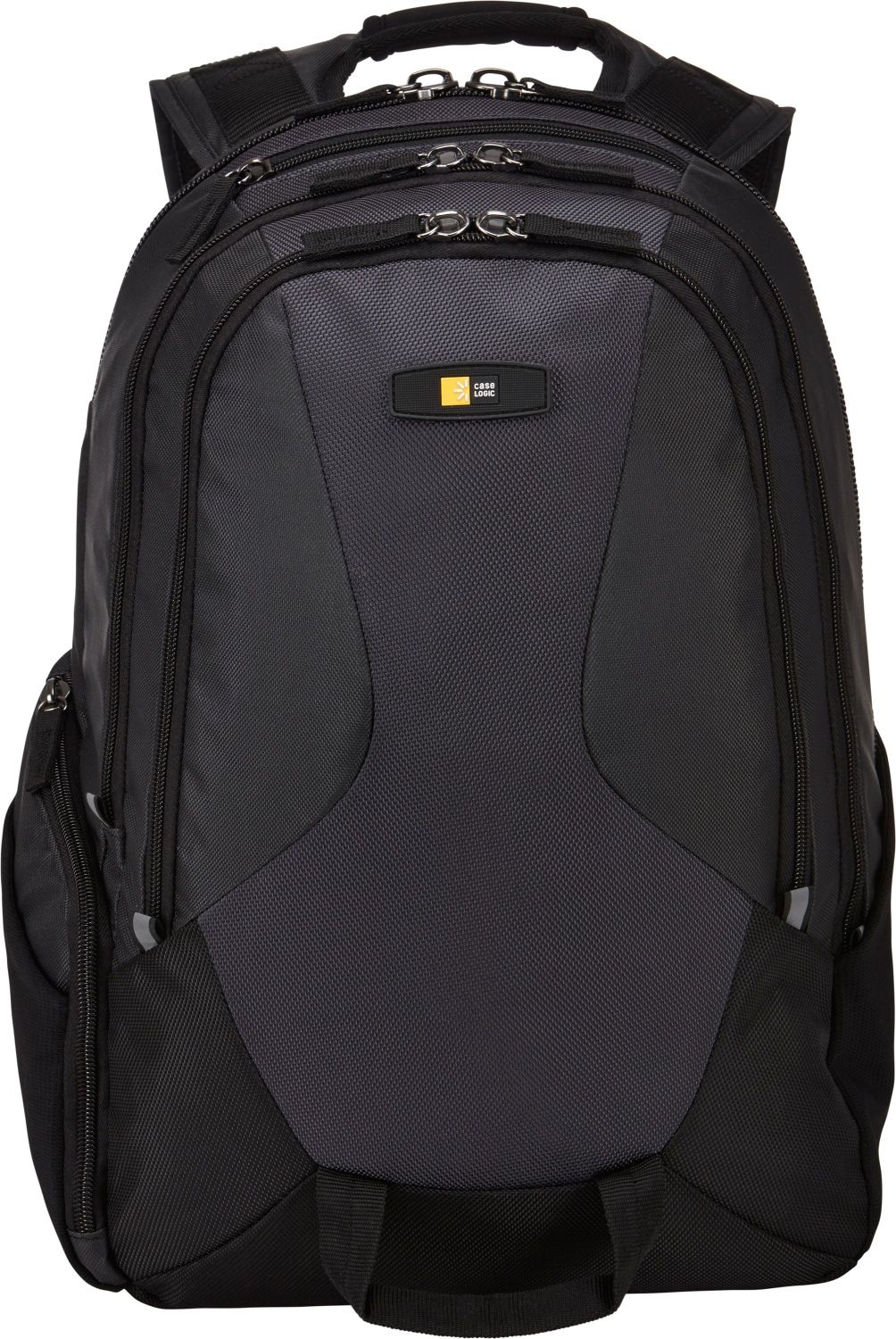 RUCSAC CASE LOGIC, pt. notebook de max. 14.1 inch, 1 compartiment, buzunar frontal x 2 | buzunar lateral x 2, waterproof, poliester, negru,  DLBP-114 BLACK 