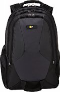 RUCSAC CASE LOGIC, pt. notebook de max. 14.1 inch, 1 compartiment, buzunar frontal x 2 | buzunar lateral x 2, waterproof, poliester, negru,  DLBP-114 BLACK 