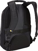 RUCSAC CASE LOGIC, pt. notebook de max. 14.1 inch, 1 compartiment, buzunar frontal x 2 | buzunar lateral x 2, waterproof, poliester, negru,  DLBP-114 BLACK 