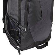 RUCSAC CASE LOGIC, pt. notebook de max. 14.1 inch, 1 compartiment, buzunar frontal x 2 | buzunar lateral x 2, waterproof, poliester, negru,  DLBP-114 BLACK 