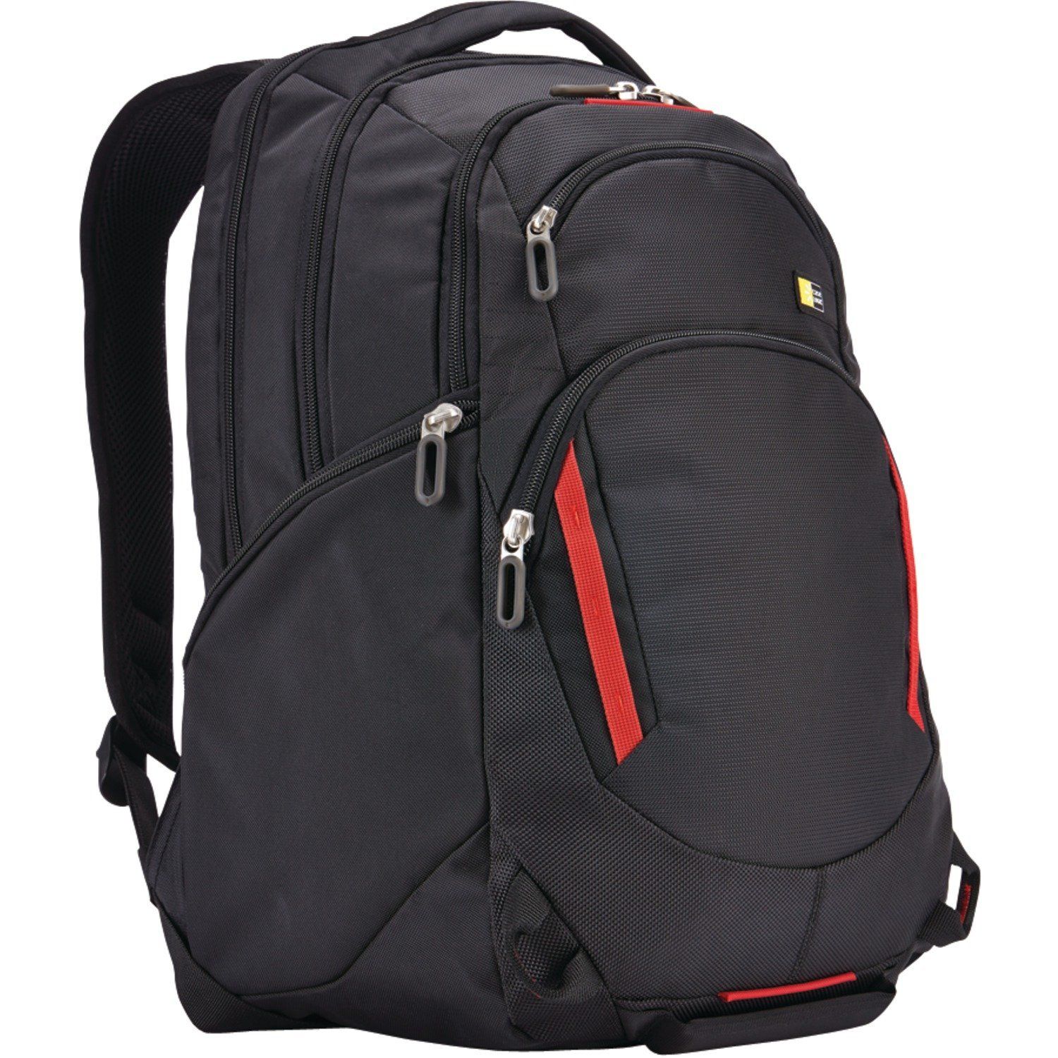 RUCSAC CASE LOGIC, pt. notebook de max. 16 inch, 1 compartiment, buzunar frontal x 2 | buzunar lateral x 2, waterproof, poliester, negru,  DLBP-116 BLACK 