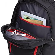 RUCSAC CASE LOGIC, pt. notebook de max. 16 inch, 1 compartiment, buzunar frontal x 2 | buzunar lateral x 2, waterproof, poliester, negru,  DLBP-116 BLACK 