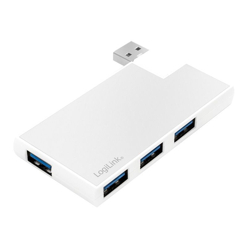HUB extern LOGILINK, porturi USB: USB 3.0 x 4, conectare prin USB 3.0, alimentare retea 220 V, negru,  UA0149   (include TV 0.75 lei)