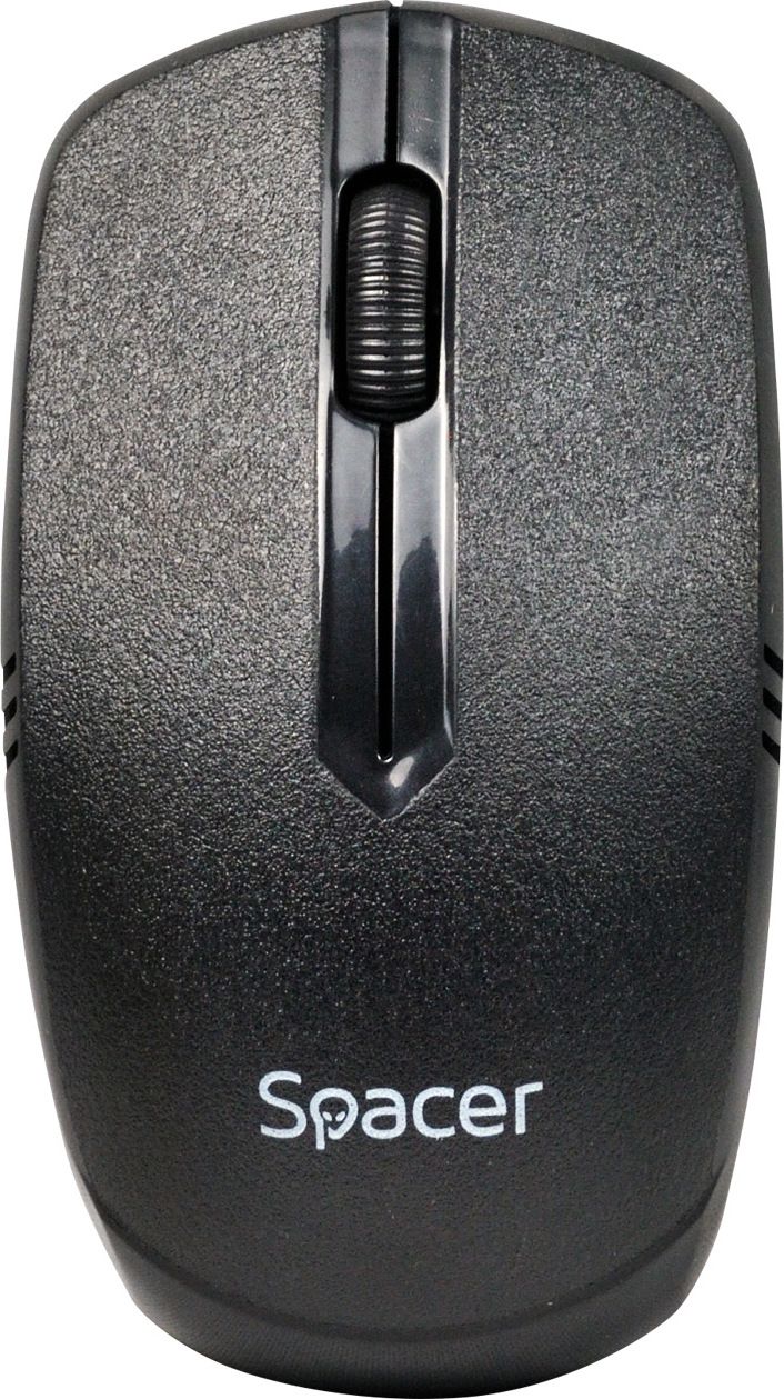 MOUSE  Spacer, PC sau NB, wireless, 2.4GHz, optic, 1000 dpi, butoane/scroll 3/1, , negru,  SPMO-161  (include TV 0.15 lei)