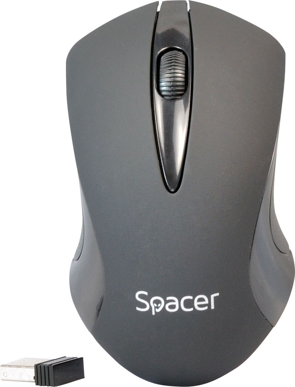 MOUSE  Spacer, PC sau NB, wireless, 2.4GHz, optic, 1000 dpi, butoane/scroll 3/1, , negru,  SPMO-W12  (include TV 0.15 lei)