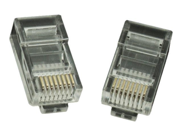 MUFA RJ-45 GEMBIRD pt. cablu UTP, Cat5e, RJ-45 (T), plastic, 100 buc,  LC-8P8C-001/100 