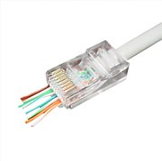 Cablexpert PLUG3UP6/100 wire connector 1 Transparent