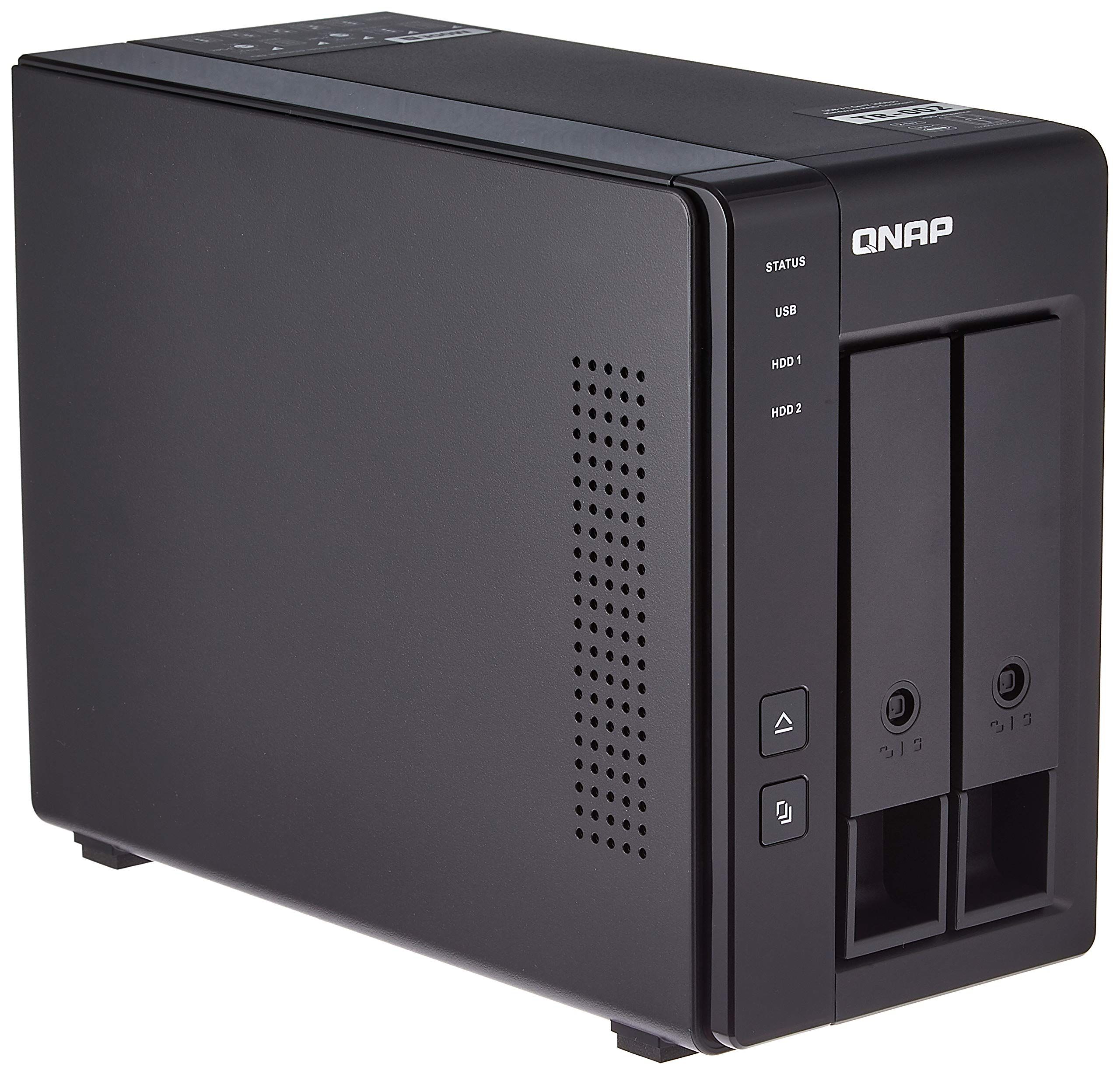 RAID USB QNAP TR-002 2-Bay, 2.5/3.5 SATA 6Gbps HDD (neincluse), 1xUSB3.11 (type-c), tower, PSU adaptor 36W, garantie 2 ani