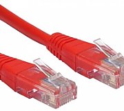 Patch cord UTP Spacer  RJ45, 50 cm, rosu, cupru-aluminiu
