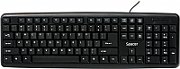 TASTATURA SPACER USB, 104 taste, anti-spill, black,  SPKB-S62 /45505855   (include TV 0.75 lei)