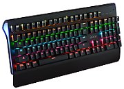 TASTATURA MECANICA SPACER USB, switch-uri mecanice albastre, 50 mil. apasari, 104 taste, anti-ghosting 26 taste, anti-spill, palm rest metalic, black,  SPKB-MK-01    (include TV 0.75 lei)