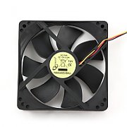 Ventilator Gembird FANCASE3/BALL ,120 x 120 x 25 mm ,2000 RPM ,Negru ,Fara 