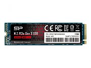 Silicon Power SILICONPOW SP001TBP34A80M28 Silicon Power SSD P34A80 1TB, M.2 PCIe Gen3 x4 NVMe, 3400/3000 MB/s