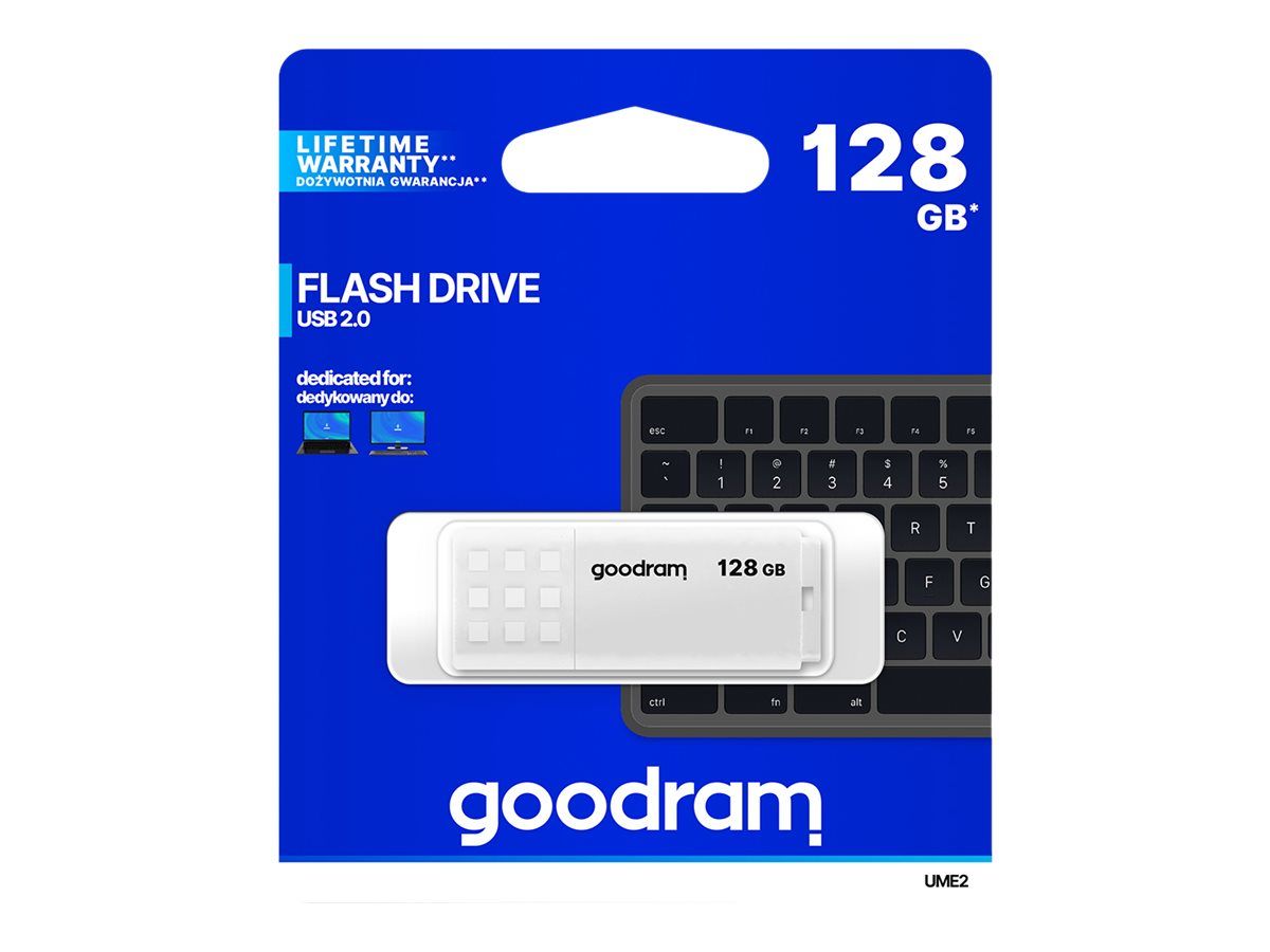 Goodram USB flash drive UME2 128 GB USB Type-A 2.0 White