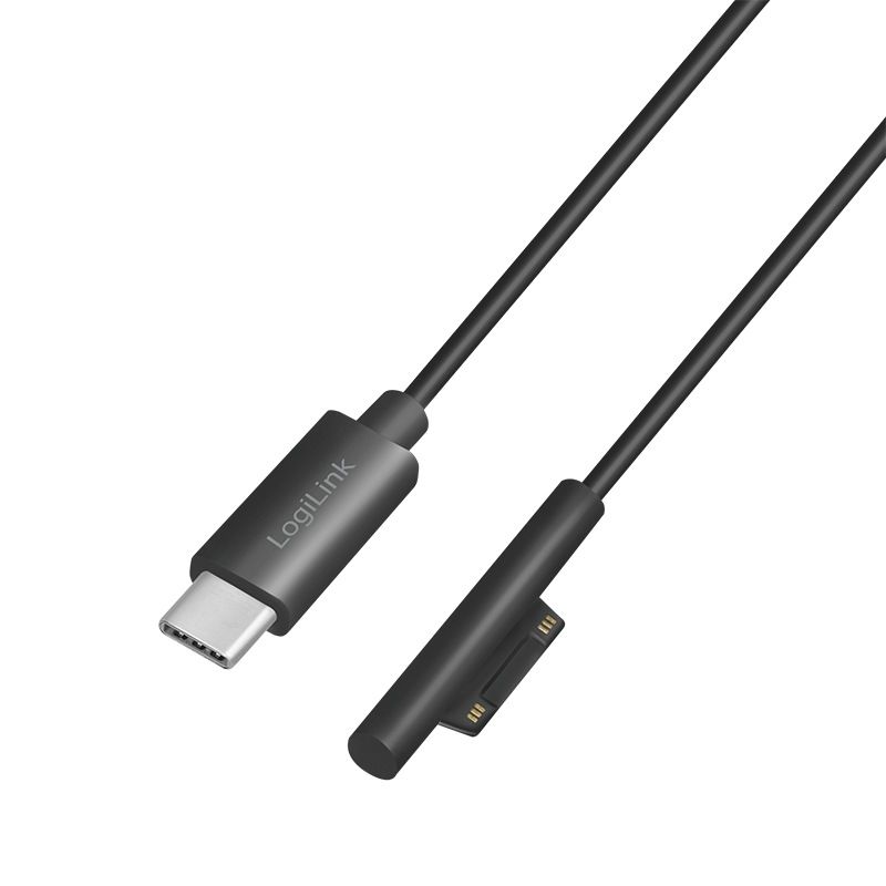 CABLU alimentare LOGILINK, pt. notebook Apple, USB Type-C (T) la Apple MagSafe2 (T), 1.8m, argintiu,  PA0226  (include TV 0.75 lei)
