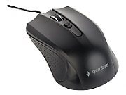 GEMBIRD MUS-4B-01 optical mouse MUS-4B-01 1200 DPI USB Black 1.35m cable length