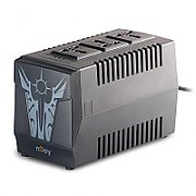 nJoy | PWAV-10003PL-AZ01B | Paladin 1000 | Stabilizator de tensiune | 1000 VA | 500W | Tower | Nr iesiri 3 Universal Socket | Intrare Schuko | Display digital