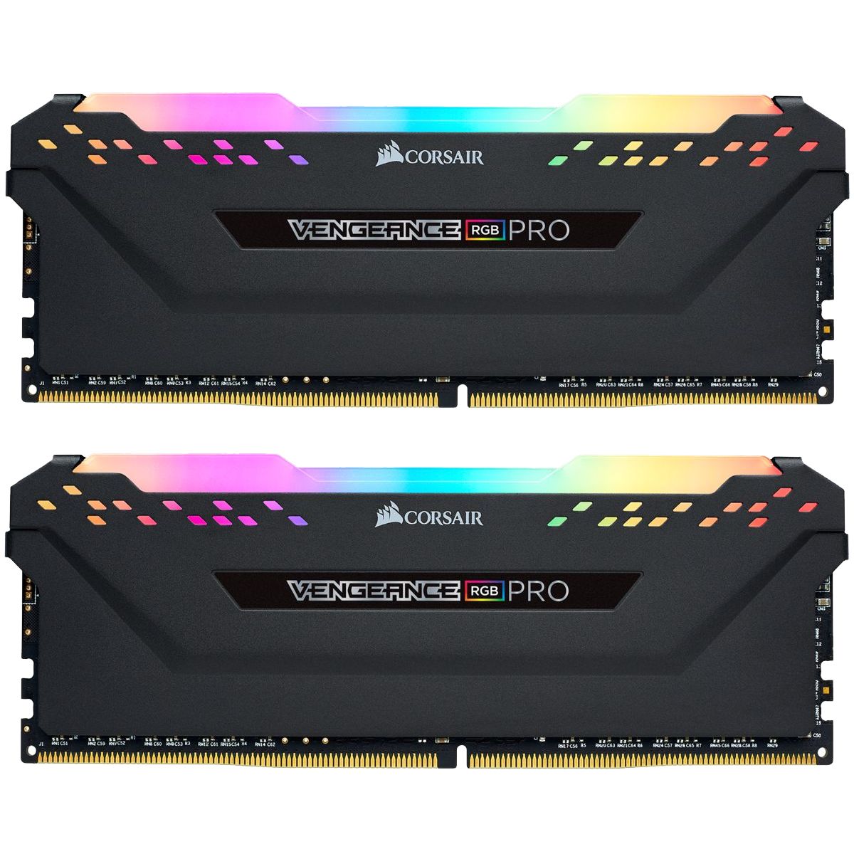 Memorie Corsair Vengeance PRO 16 GB DDR4 3600 MHz CL18, kit 2 x 8 GB, XMP 2.0, Negru, RGB