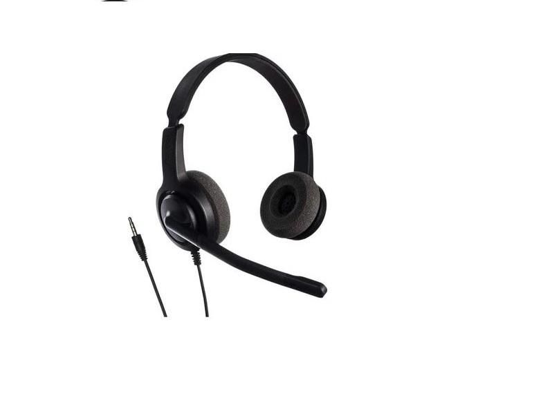 Casti cu microfon Axtel Voice PC28 duo NC, call center, negru