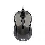 MOUSE A4tech,  N 350 , PC sau NB, cu fir, USB, optic, 1000 dpi, butoane/scroll 3/1, , negru,  N-350-1  (include TV 0.15 lei)