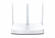  Router Wireless Mercusys N 300 Mbps, MW305R Standarde Wireless: IEEE 802.11n, IEEE 802.11g, IEEE 802.11b Frecvență: 2.4 - 2.4835GHz 3x Porturi LAN 10/100Mbps, 1x Port WAN 10/100Mbps 3x 5dBi Antene Omnidirecţionale Nedetașabile Putere de Transmisie: <20dBm Alimentare externă: 5VDC/0.6A
