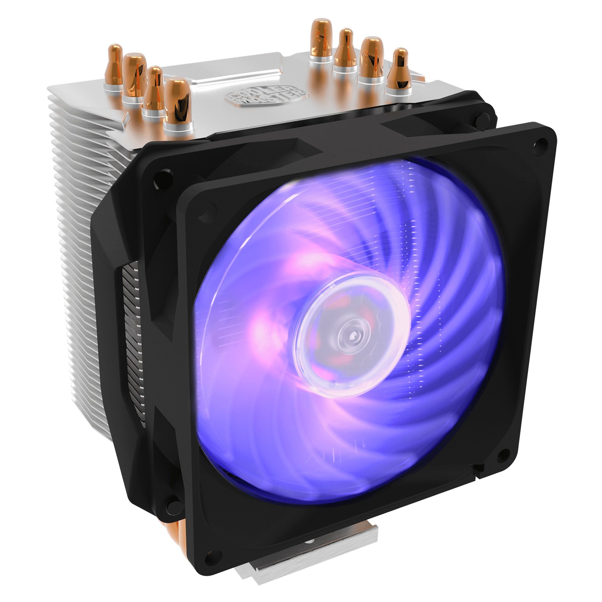 COOLER COOLER MASTER, skt. universal, racire cu aer, vent. 92 mm, 2000 rpm, LED RGB , RR-H410-20PC-R1 