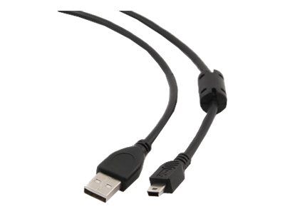 Gembird 1.8m USB 2.0 A/mini-USB USB cable USB A Mini-USB B Black