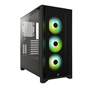 Carcasa Corsair 4000D AIRFLOW Tempered Glass Mid-Tower ATX Case, fara sursa, black