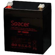 ACUMULATOR UPS SPACER 12V / 5Ah, dimensiuni: 90x70x101mm, inaltime+terminal: 107mm, terminal F1(T1),  SP-BAT-12V5AH  (include TV 0.5 lei)