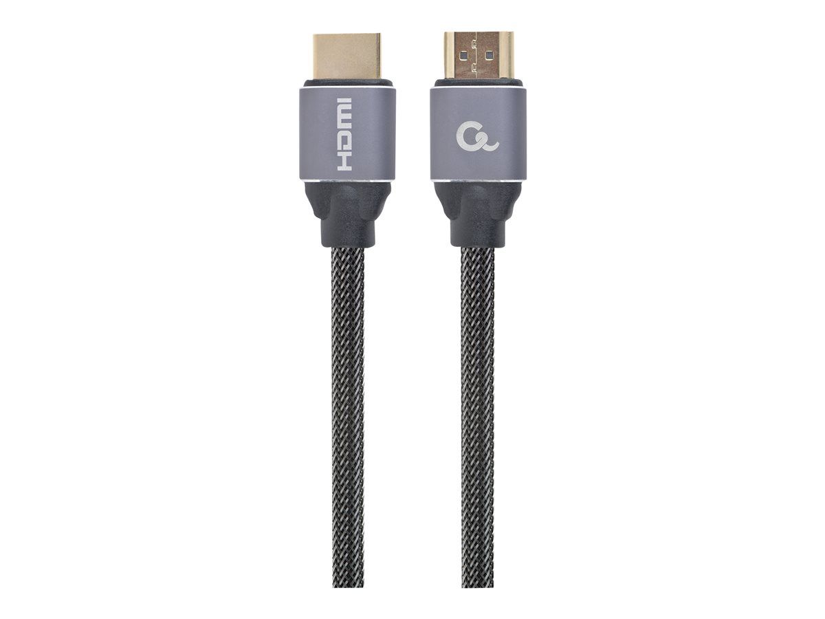 CABLU video GEMBIRD, HDMI (T) la HDMI (T), 7.5m, premium, conectori auriti, rezolutie maxima 4K (3840 x 2160) la 60 Hz, negru,  CCBP-HDMI-7.5M  (include TV 0.75 lei)