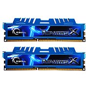 Memorie G.Skill RipjawsX 16 GB DDR3 2400 MHz CL11, kit 2 x 8 GB, XMP, Albastru-negru