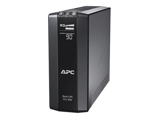 UPS APC BR900G-FR, 900 VA, 540 W, 6x Schuko, 1x RJ45, 1x USB, Sealed Lead Acid, Tower, Negru 