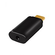 ADAPTOR audio LOGILINK USB-C la 3.5 mm jack (M), black,  UA0356  (include TV 0.15 lei)
