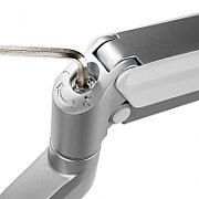 SUPORT de birou LOGILINK, pt 3 TV/monitor plat, curbat, diag. max 27 inch, rotatie, inclinare, pivotare, orizontala, verticala, totala, max 7 Kg x 3,  BP0090 