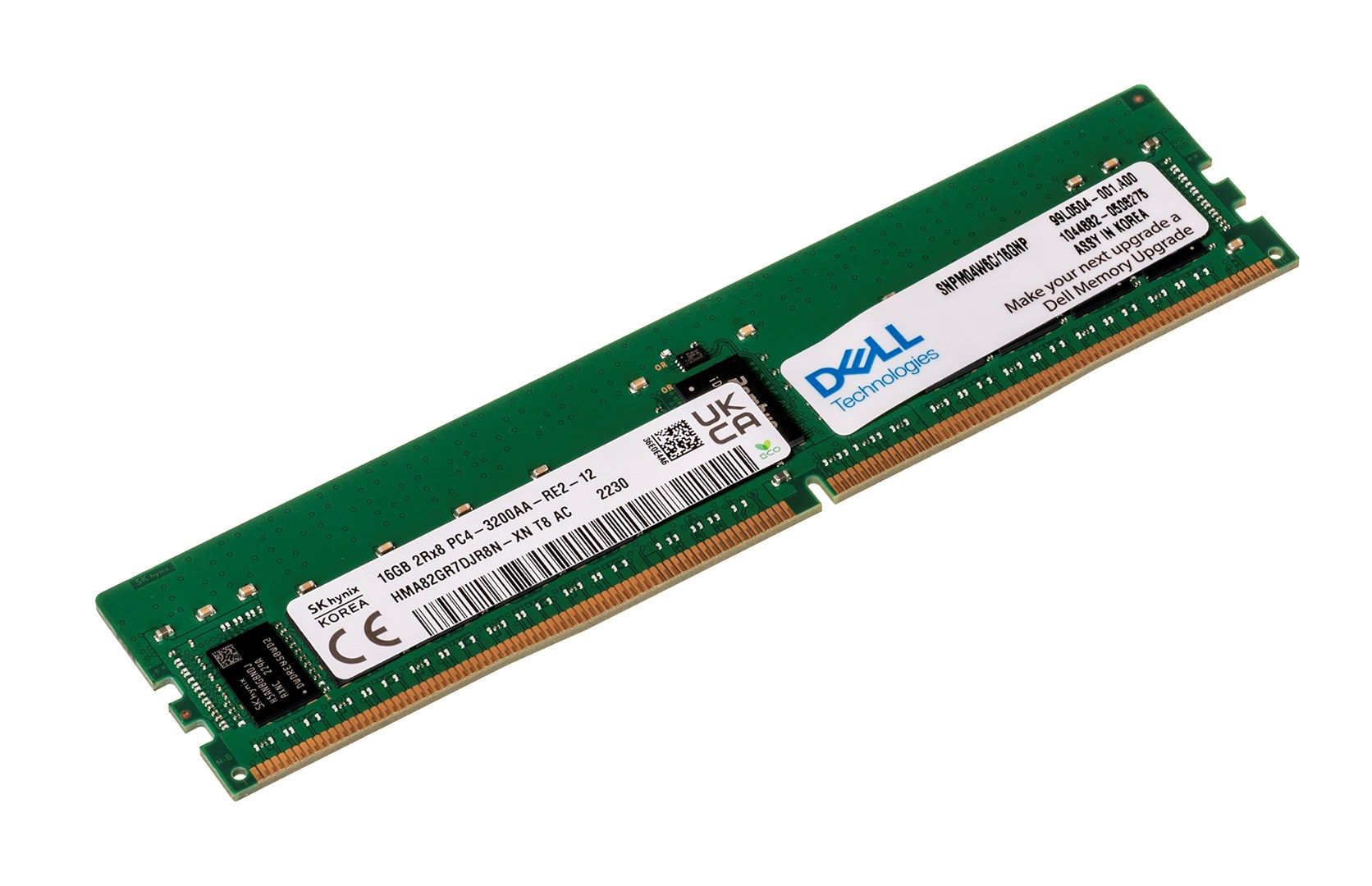 Dell MST 16G 3200MHZ DELL DDR4 2RX8 RDIMM NP