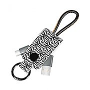 CABLU alimentare si date LOGILINK, pt. smartphone, USB 2.0 (T) la USB 2.0 Type-C (T), 1m, premium, cablu cu impletire din bumbac, negru,  CU0140  (include TV 0.06 lei)