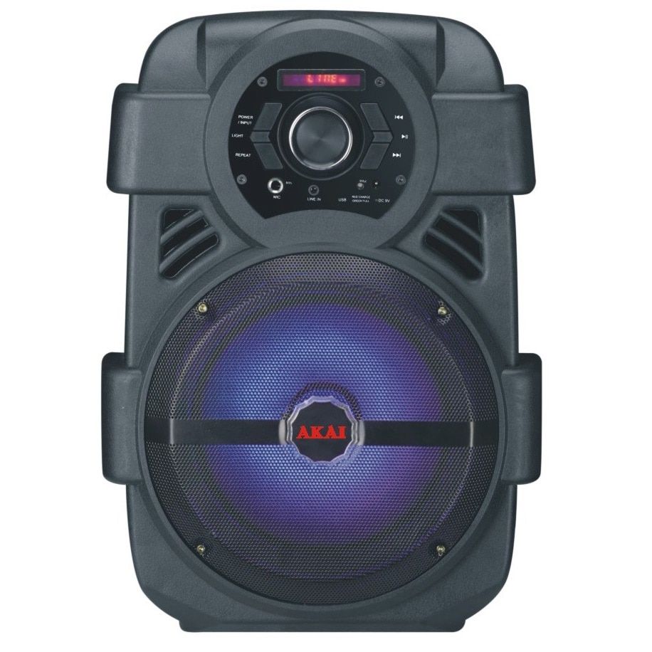 Akai Boxa portabila AKAI ABTS-808L, Bluetooth, Negru