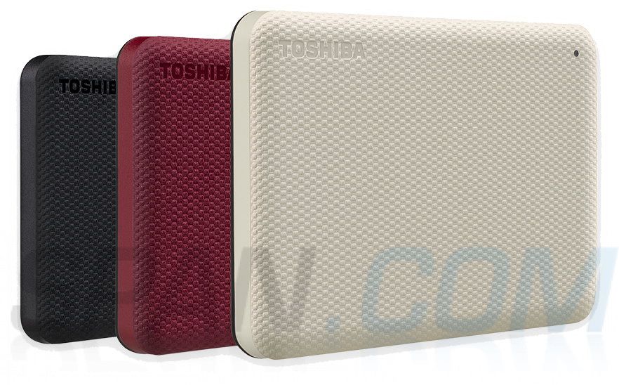 TOSHIBA Canvio Advance 1TB 2.5inch External Hard Drive USB 3.2 Gen1 Red