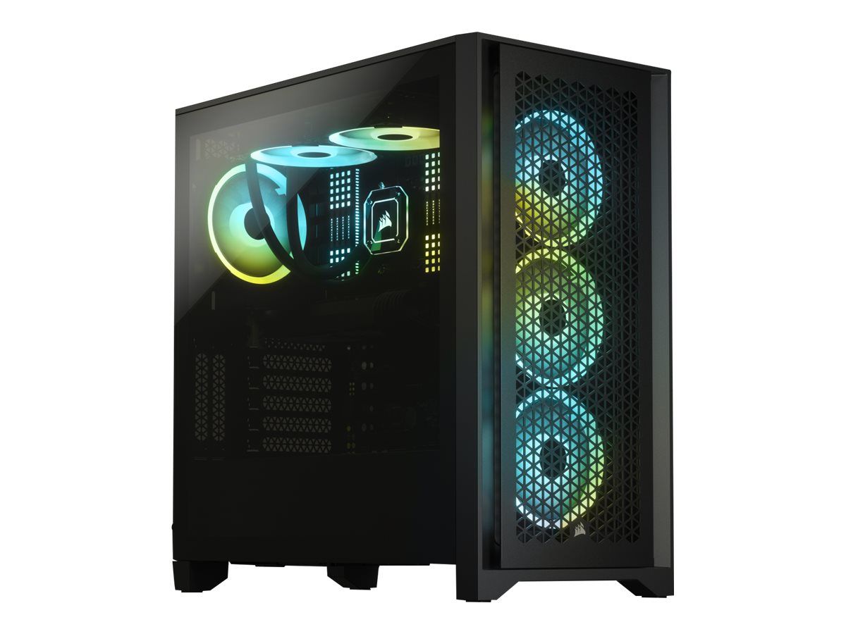 Carcasa Corsair 4000D Airflow, Middle Tower, ATX, Negru 