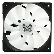 Ventilator Scythe SU1225FD12HR-RN ,120 x 120 x 27 mm ,1800 RPM ,Negru + Alb ,RGB 