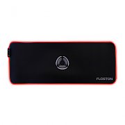 RAINBOW RGB, 80 x 30cm, baza cauciucata, suprafata textila, margini cusute, Negru