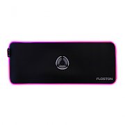 RAINBOW RGB, 80 x 30cm, baza cauciucata, suprafata textila, margini cusute, Negru