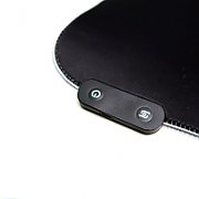 RAINBOW RGB, 80 x 30cm, baza cauciucata, suprafata textila, margini cusute, Negru