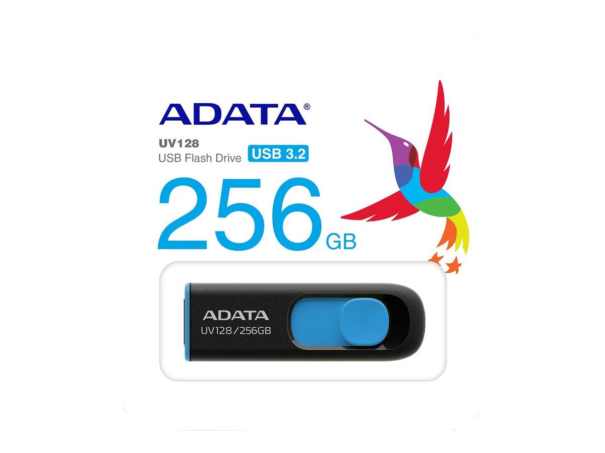 ADATA UV128 256GB USB3.2 Stick Black