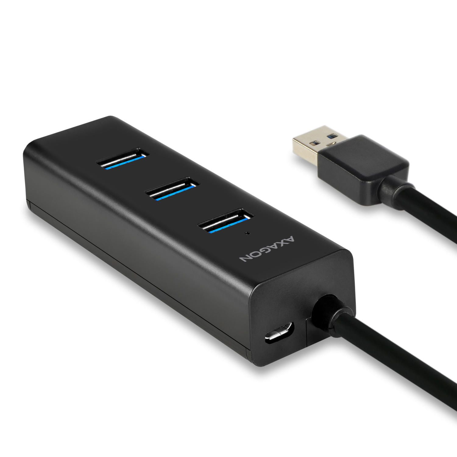 HUE-S2B, 4x USB3.0, Cu posibilitate incarcare, Conector de incarcare Micro-USB