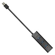 HUE-S2B, 4x USB3.0, Cu posibilitate incarcare, Conector de incarcare Micro-USB