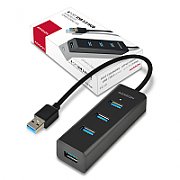 HUE-S2B, 4x USB3.0, Cu posibilitate incarcare, Conector de incarcare Micro-USB