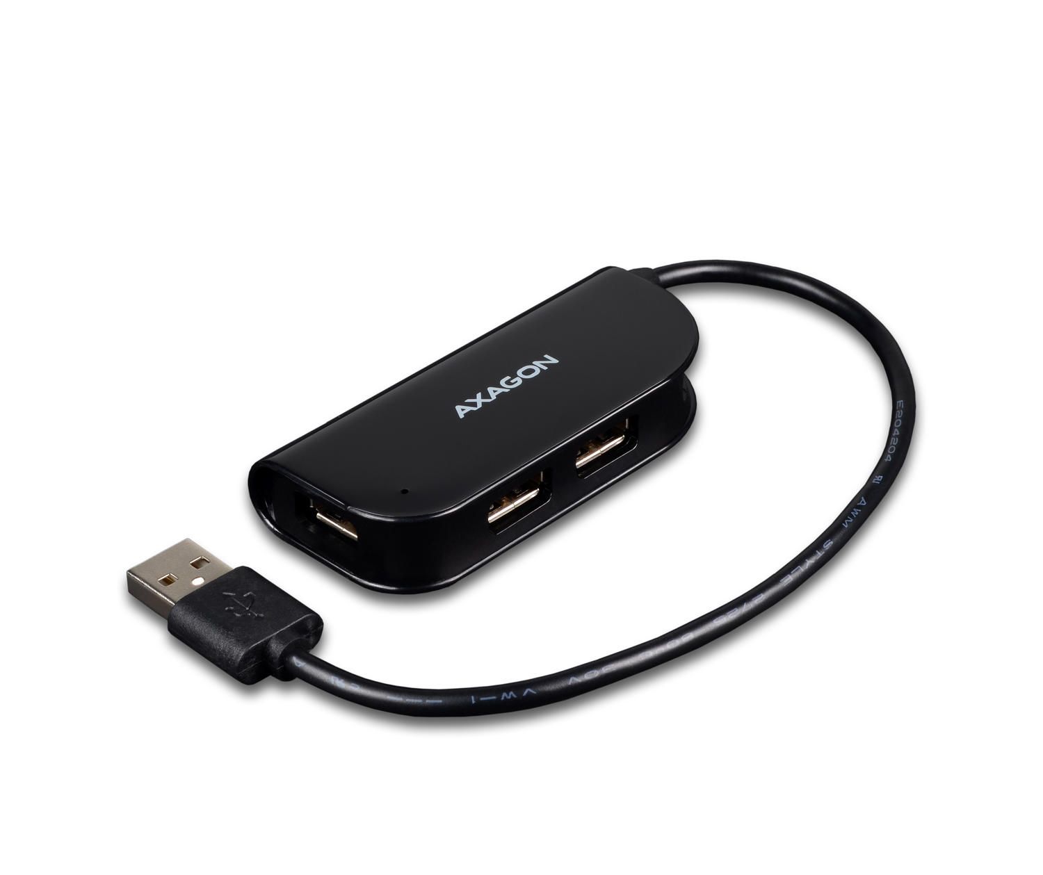 HUE-X4B, 4x USB2.0,  Negru