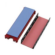 Radiator Pasiv CLR-M2, pentru M.2 SSD, Suport SSD 80 mm, Aluminiu, Pad-uri termice silicon incluse